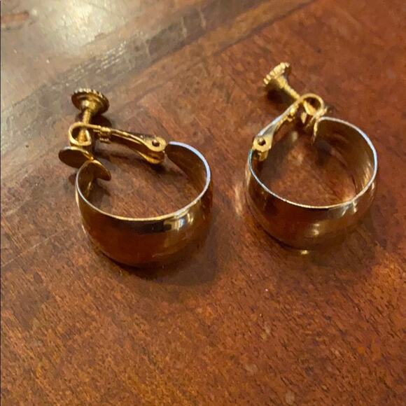 Vintage lot of 3 clip and screw back earrings - Picture 3 of 5